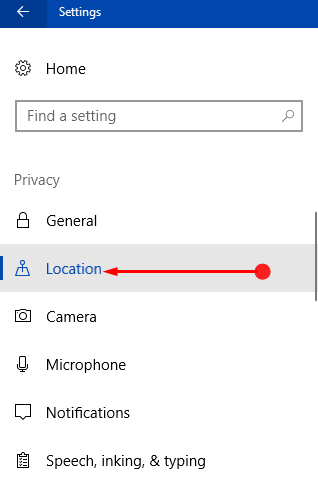 Enable and Disable Location Services on Windows 10 Pics 3