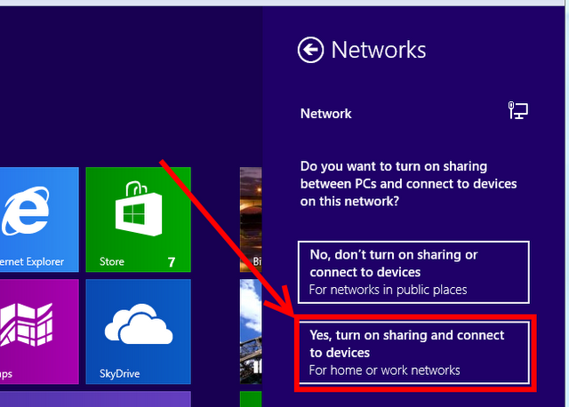 enable sharing in windows 8 image