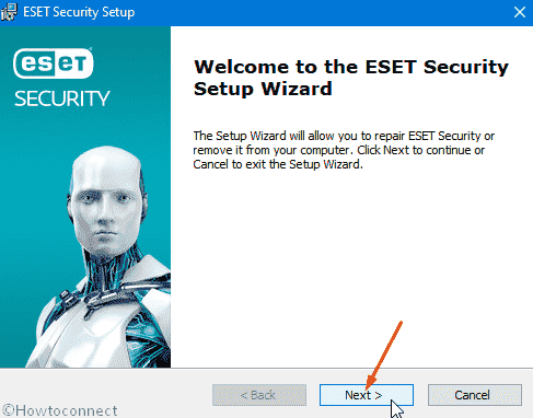 Esset security setup