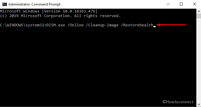 Execute DISM command line in elevated Command Prompt