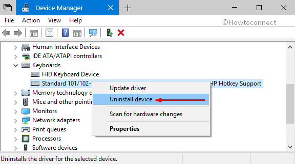 Fix Keyboard not Working after Windows 10 April 2018 Update 1803 Image 3