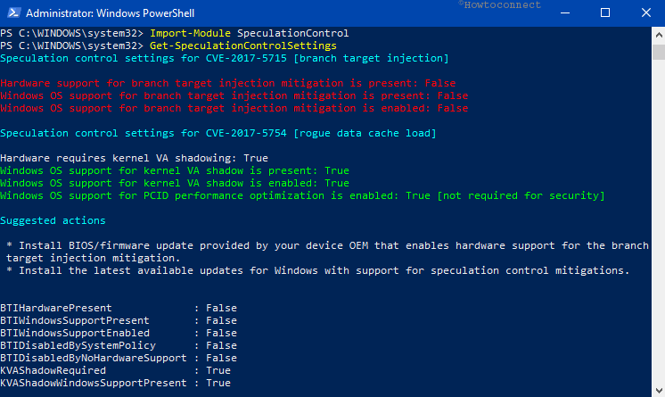 Fix Meltdown and Spectre CPU Vulnerabilities in Windows 10 Pic 2