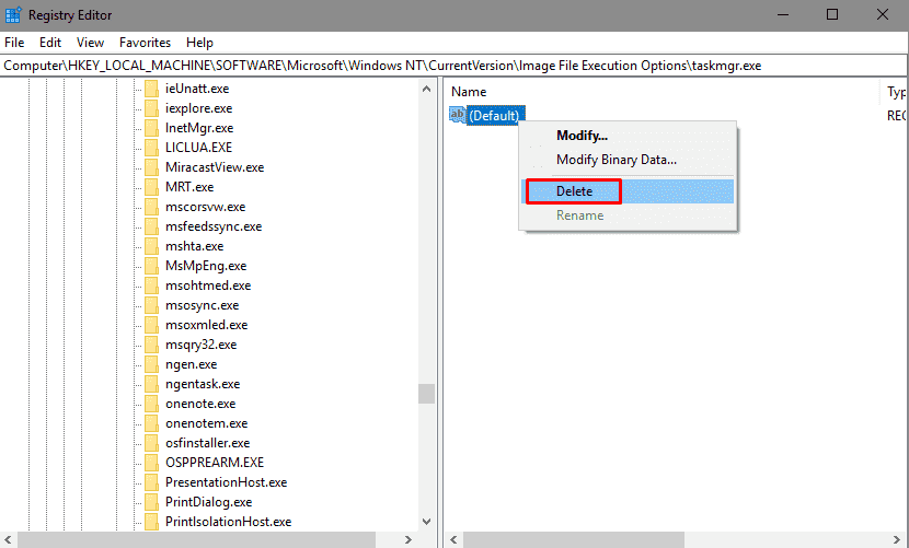 Fix Windows Cannot Find CWINDOWSsystem32Taskmgr.exe in Windows 10 image 1