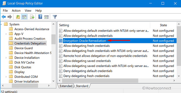Fix credssp error during Remote Desktop or RDP in Windows 10 Pic 2