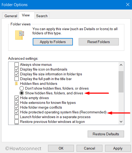 Fix hard disk space showing less or more than actual in Windows 10 Pic 2
