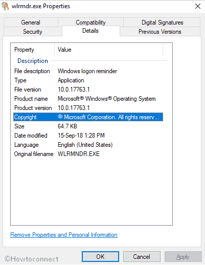 Fix wlrmdr.exe in Windows 10 image 1