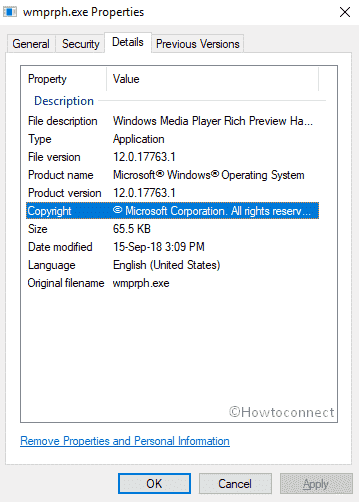 Fix wmprph.exe in Windows 10 image 1