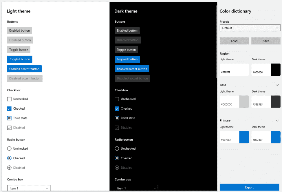 Fluent XAML Theme Editor Preview image 1