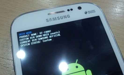 galaxy grand i9082 download mode screen