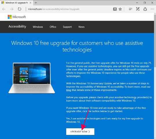 How To Get Free Windows 10 After 29th of July 2016