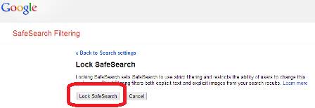 Google lock safe search 2