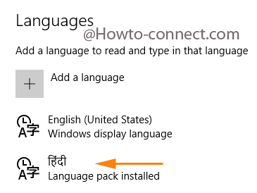 Hinid is added as in the Languages