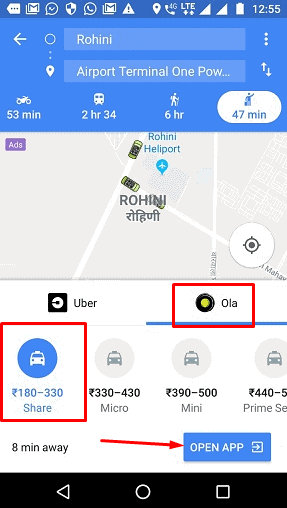 Hire Cab using Google Maps image 3