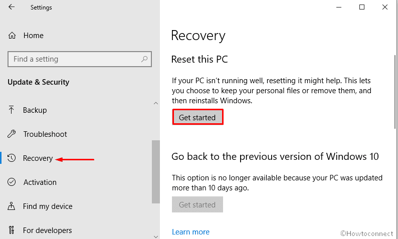 How To Reset This PC Via Cloud Download in Windows 10 image 2