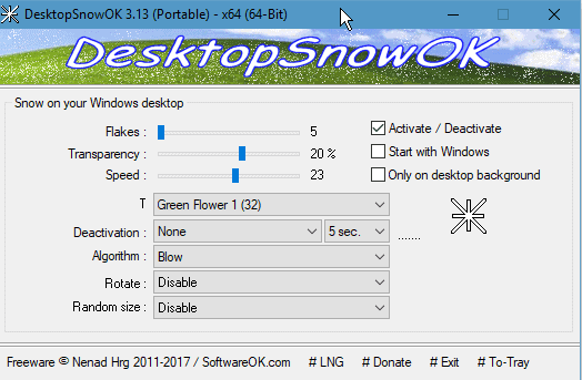 How to Add Snowing Desktop in Windows 10 photo 1