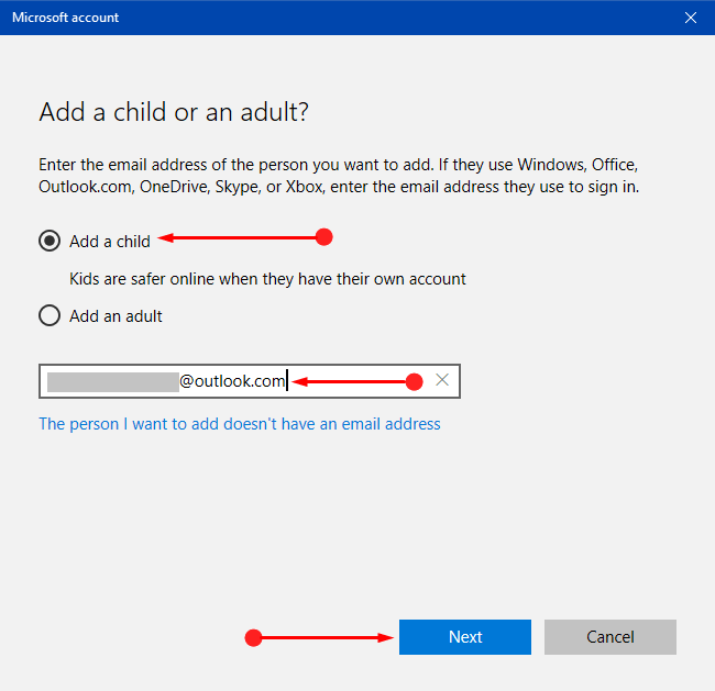 How to Add Windows 10 Family Account Photos 3