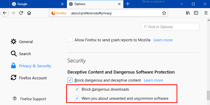 How to Block Dangerous and Deceptive Content in Firefox Image 3