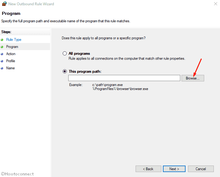 How to Block Exe in Firewall Windows 11 or 10 image 6