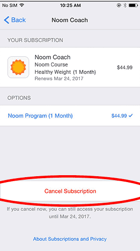 How to Cancel Noom Membership on iPhone image 4
