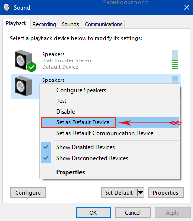 How to Change Default Sound Device in Windows 10 Pic 6