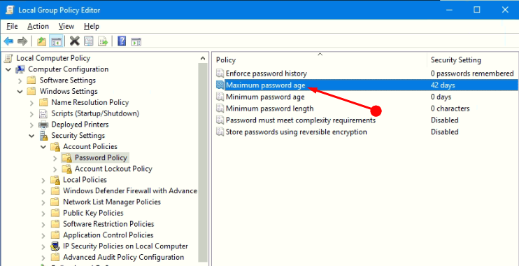 How to Change Maximum Password Age For Local Accounts in Windows 10 image 3
