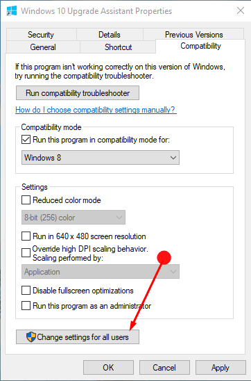 How to Change Settings in Compatibility Mode Windows 10 pic 3
