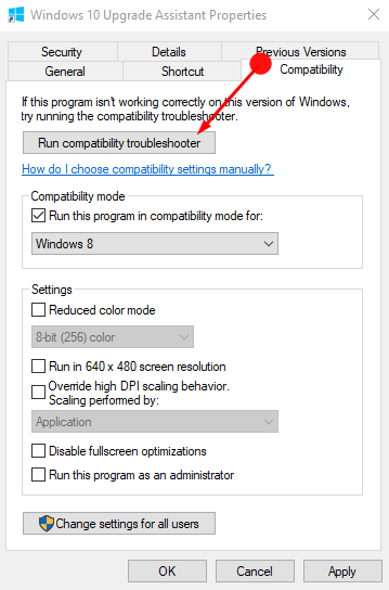 How to Change Settings in Compatibility Mode Windows 10 pic 4