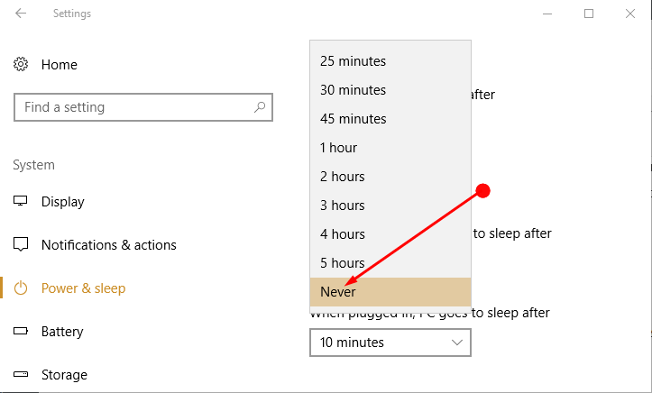 How to Change Sleep Settings in Windows 10 image 4