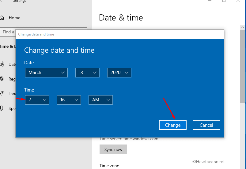 How to Change Time in Windows 10 image 3