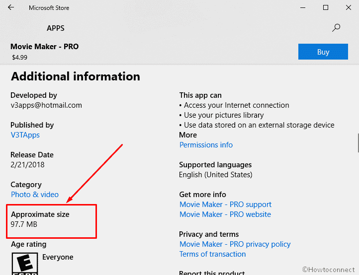 How to Check App Size in Microsoft Store in Windows 10 image 2
