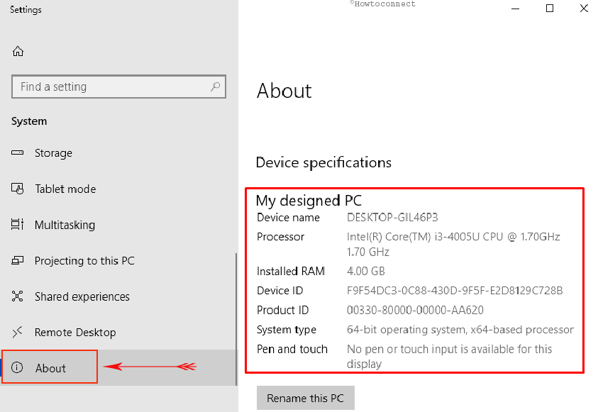 How to Check Laptop Specs in Windows 10 Pic 1