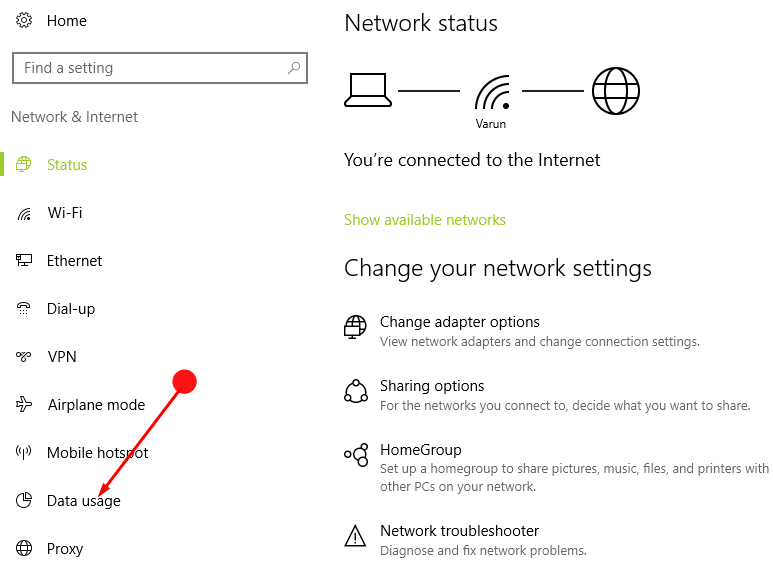 How to Check Monthly Data Usage in Windows 10 image 2