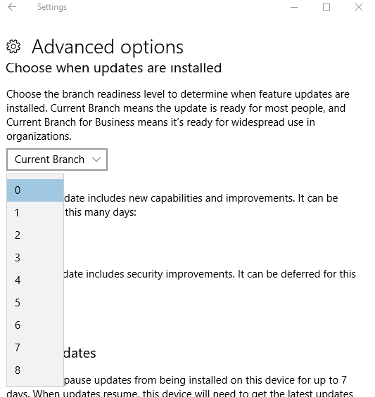 How to Choose Branch Readiness Level When Updates are Installed in Windows 10 pic 4