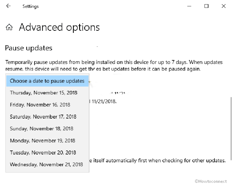 How to Choose a Date to Pause Updates in Windows 10 image 3