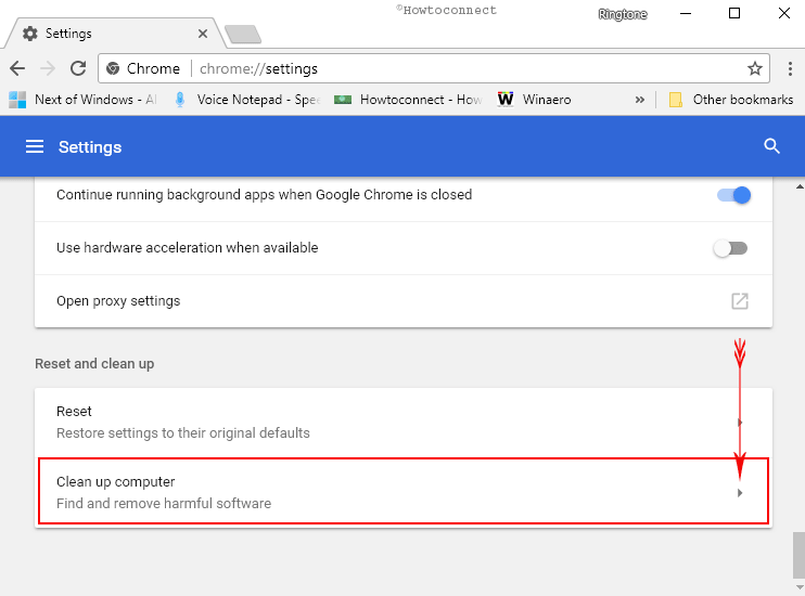 How to Clean up Computer using Chrome Settings image 3
