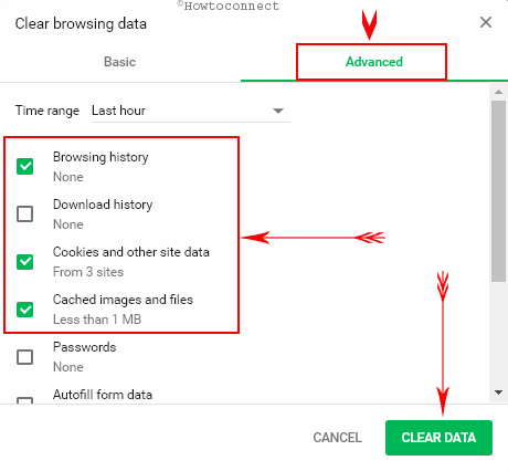 How to Clear Cache, Cookies, Browsing Data on Avast Secure Browser image 7