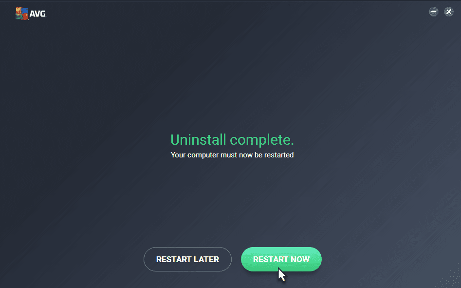 How to Completely Uninstall AVG Zen Antivirus (AVG management console) image 4