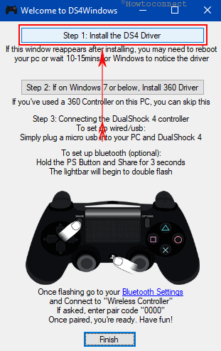 How to Connect Wired Bluetooth PS4 Controller to Windows 10 PC Pic 3
