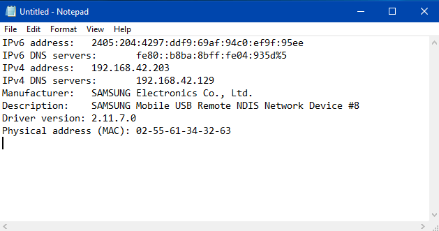 How to Copy Network Properties to Clipboard in Windows 10 Pic 3