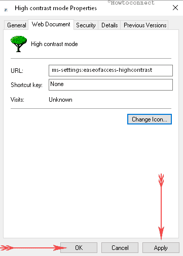 How to Create High Contrast Mode Shortcut in Windows 10 image 8
