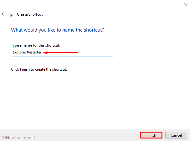 How to Create Shortcut to Restart Windows Explorer in Windows 11 or 10 image 3