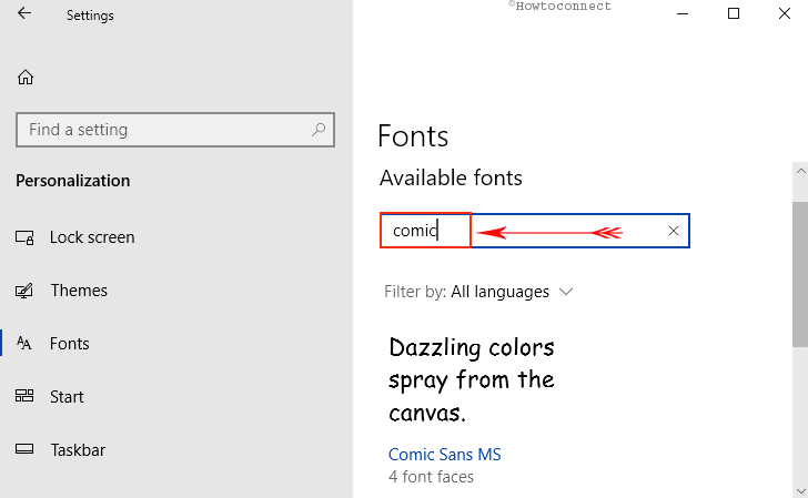 How to Customize Font Settings in Windows 10 Photos 2