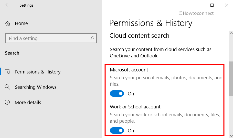 How to Customize Search from Settings App in Windows 10 Pic 3
