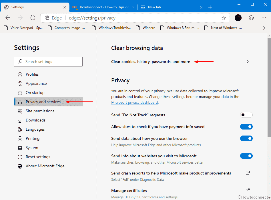 How to Delete Cookies in Chromium Microsoft Edge Browser image 5