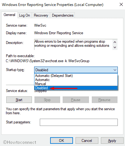 How to Disable and Fix wermgr.exe in Windows 10 image 4