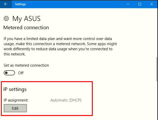 How to Edit IP Settings for Network Connection in Windows 10 Pics 1