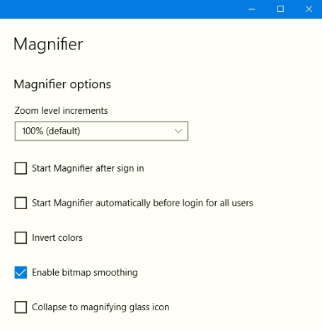 How to Enable Bitmap Smoothing in Magnifier Windows 10 Photos 1