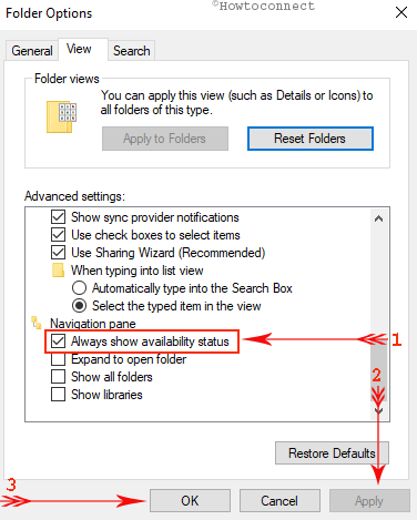 How to Enable Disable Always Show Availability Status in Windows 10 image 3