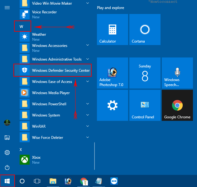 How to Enable Disable Windows Defender Firewall in Windows 10 start menu