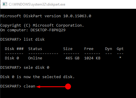 How to Erase hard drive with DiskPart in Windows 10 pic 4